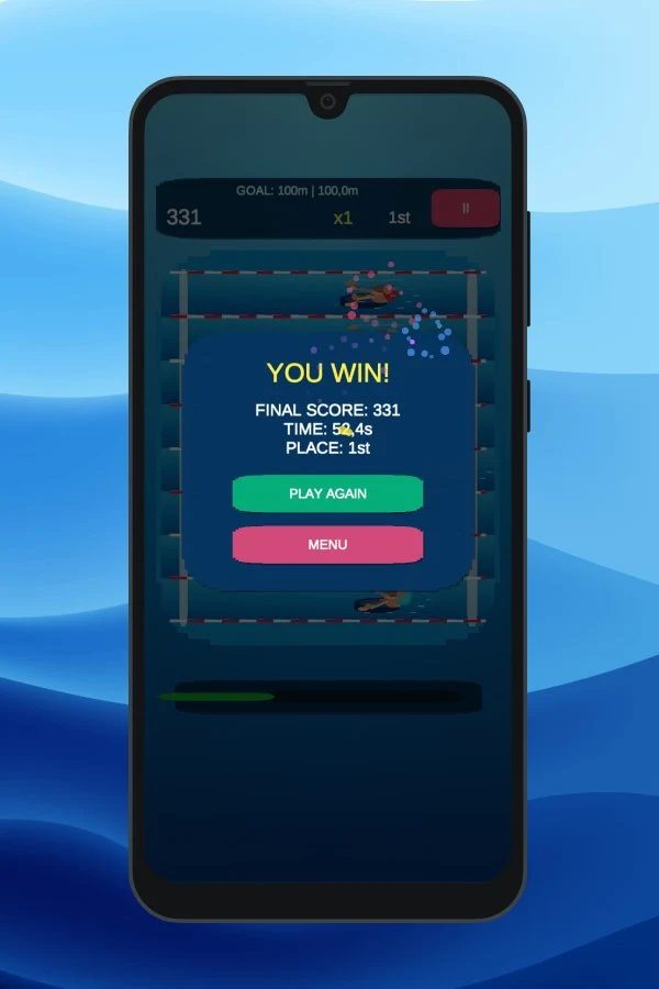 Swim Lane Race screenshot