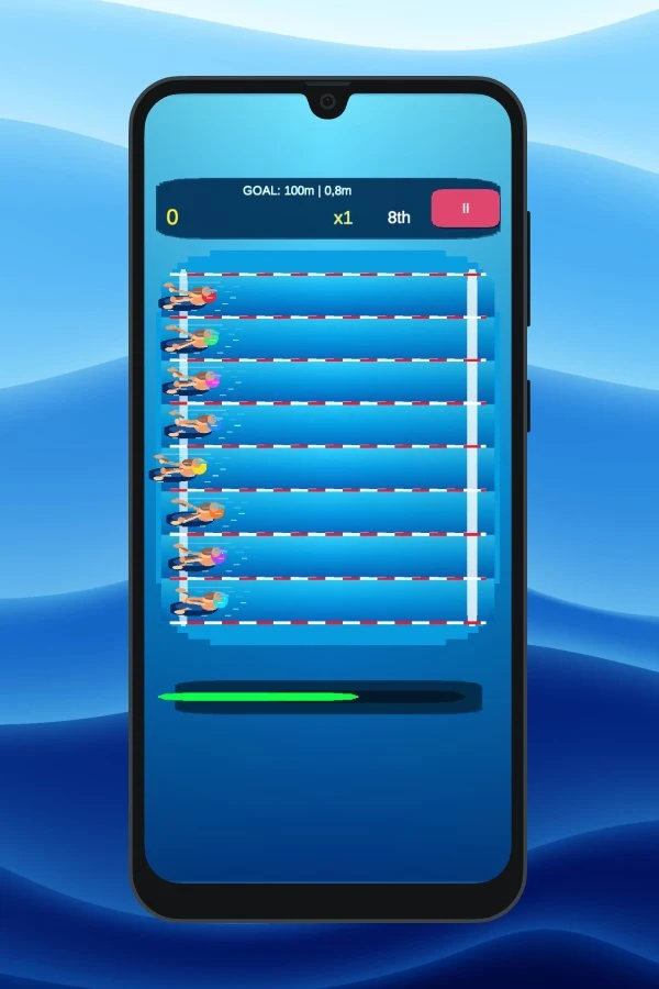 Swim Lane Race screenshot
